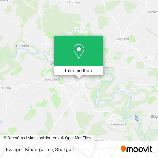 Evangel. Kindergarten map