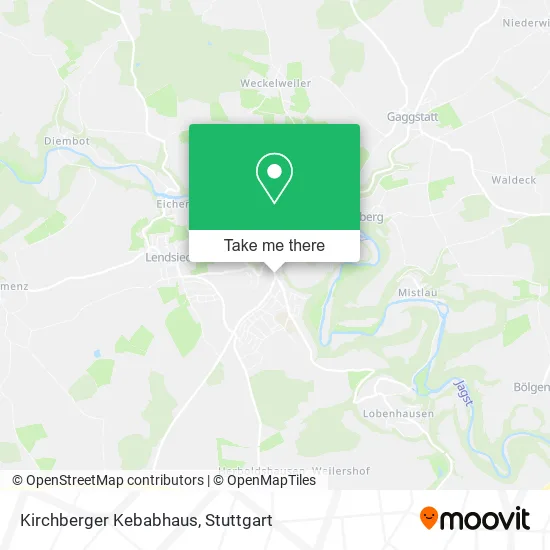 Карта Kirchberger Kebabhaus