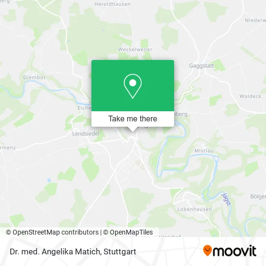 Карта Dr. med. Angelika Matich