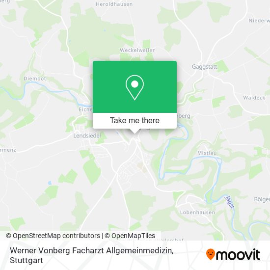 Карта Werner Vonberg Facharzt Allgemeinmedizin