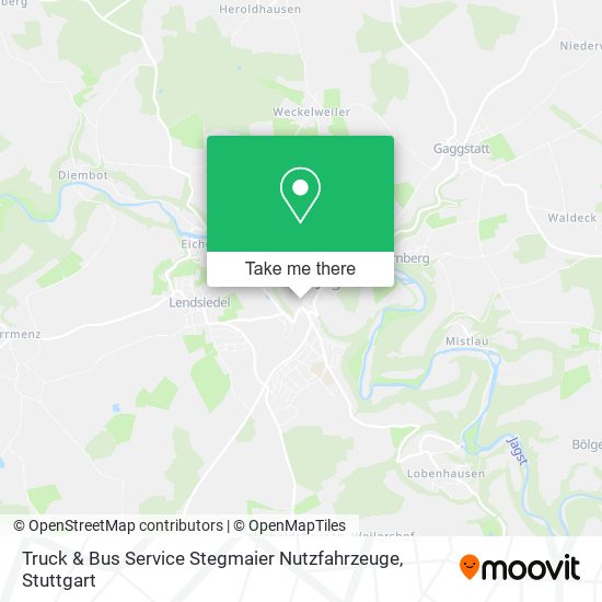 Truck & Bus Service Stegmaier Nutzfahrzeuge map