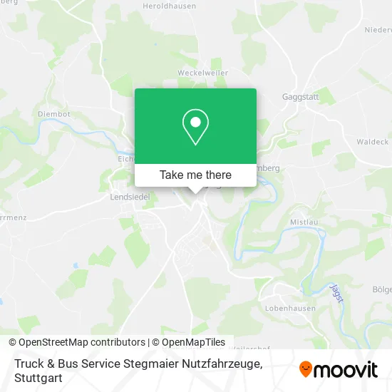 Карта Truck & Bus Service Stegmaier Nutzfahrzeuge