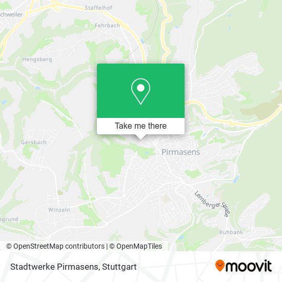 Stadtwerke Pirmasens map