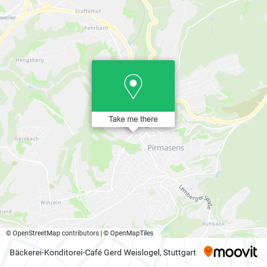 Bäckerei-Konditorei-Café Gerd Weislogel map