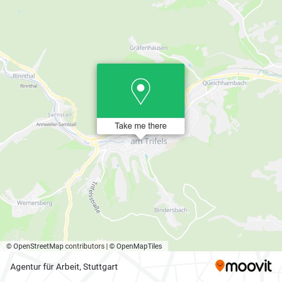 Agentur für Arbeit map