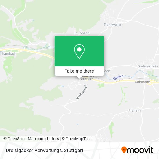 Dreisigacker Verwaltungs map