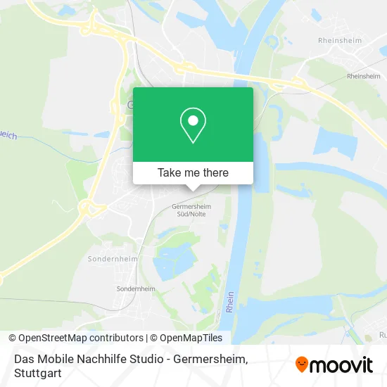 Карта Das Mobile Nachhilfe Studio - Germersheim