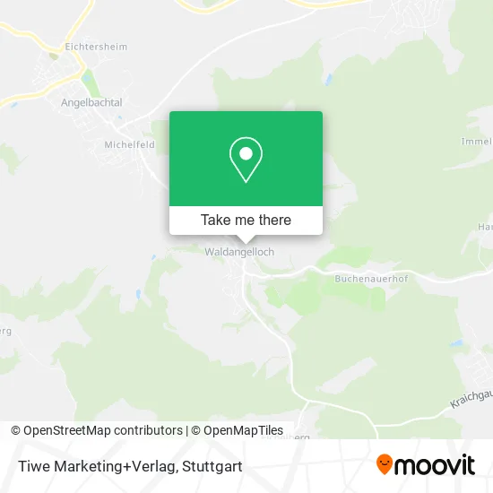 Карта Tiwe Marketing+Verlag