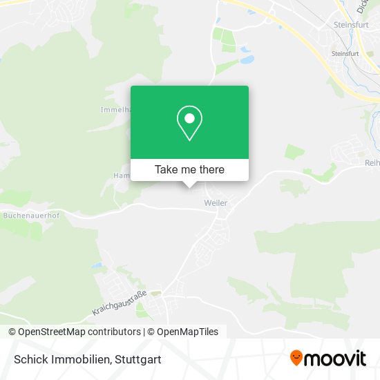 Schick Immobilien map