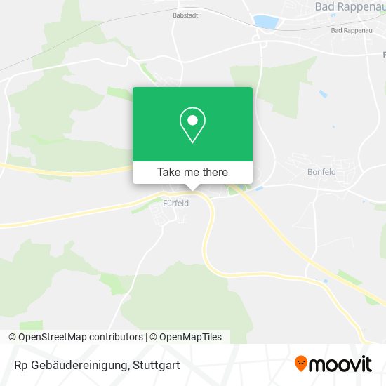 Rp Gebäudereinigung map
