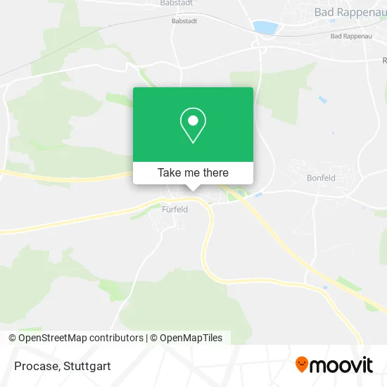 Procase map