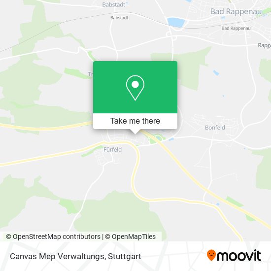 Canvas Mep Verwaltungs map