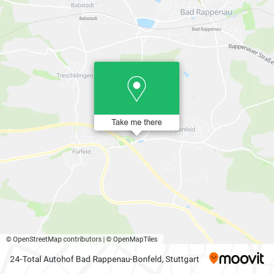 Карта 24-Total Autohof Bad Rappenau-Bonfeld