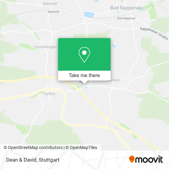 Dean & David map