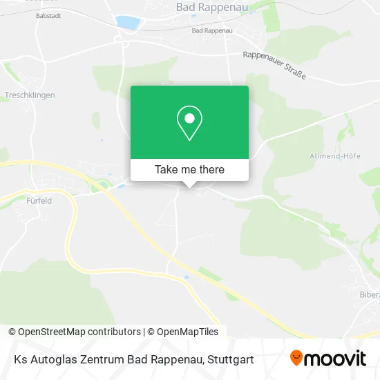 Карта Ks Autoglas Zentrum Bad Rappenau