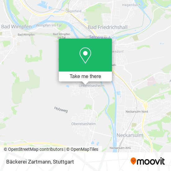 Карта Bäckerei Zartmann