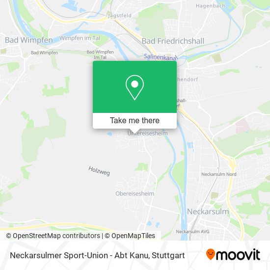 Neckarsulmer Sport-Union - Abt Kanu map