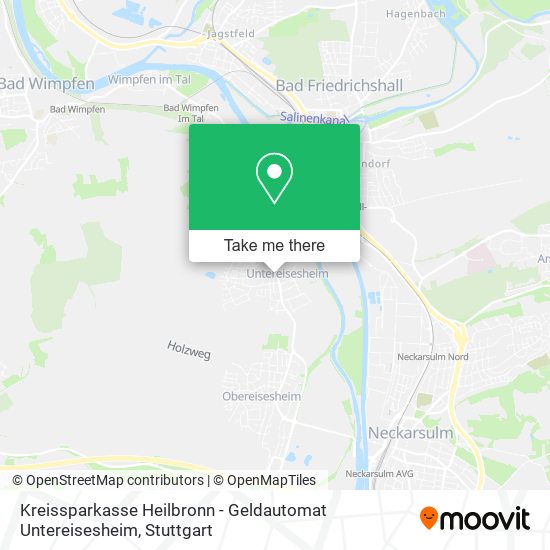 Kreissparkasse Heilbronn - Geldautomat Untereisesheim map