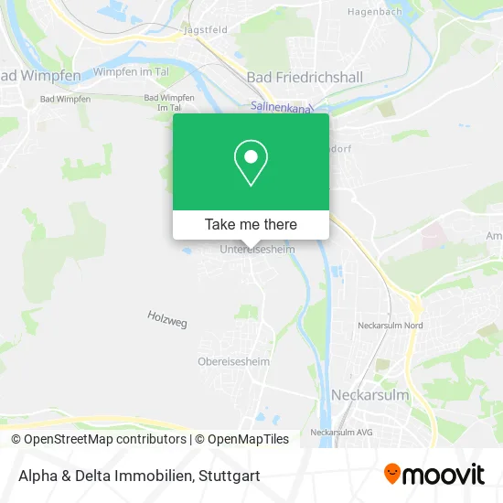 Карта Alpha & Delta Immobilien
