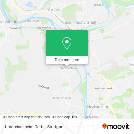 Карта Untereisesheim Durtal