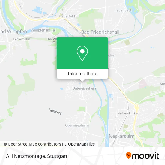 Карта AH Netzmontage