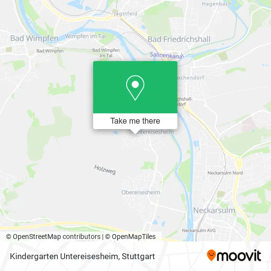 Карта Kindergarten Untereisesheim