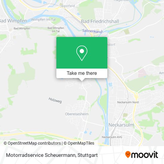 Карта Motorradservice Scheuermann