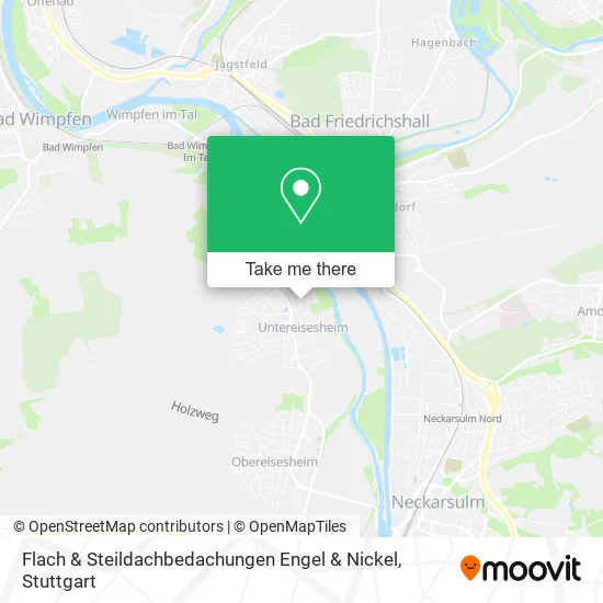 Карта Flach & Steildachbedachungen Engel & Nickel