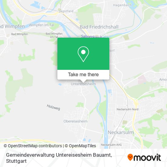 Gemeindeverwaltung Untereisesheim Bauamt map