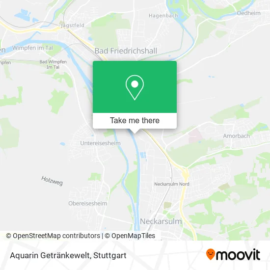 Карта Aquarin Getränkewelt