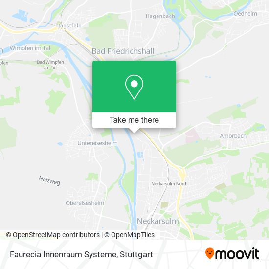Faurecia Innenraum Systeme map