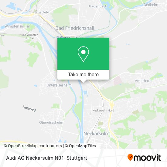 Карта Audi AG Neckarsulm N01