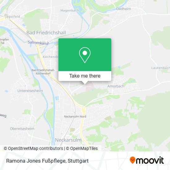 Ramona Jones Fußpflege map