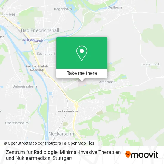 Карта Zentrum für Radiologie, Minimal-Invasive Therapien und Nuklearmedizin
