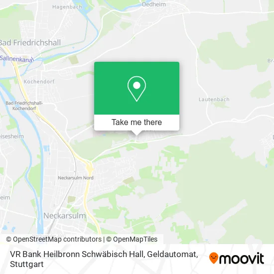Карта VR Bank Heilbronn Schwäbisch Hall, Geldautomat