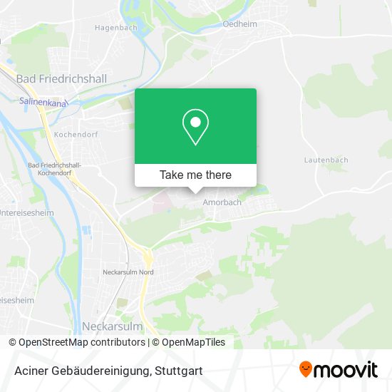 Aciner Gebäudereinigung map