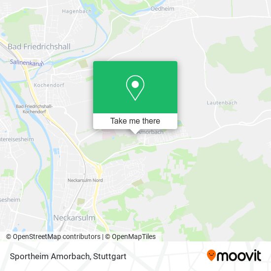 Карта Sportheim Amorbach