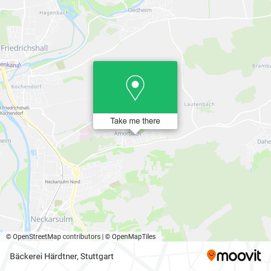 Bäckerei Härdtner map