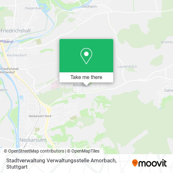 Stadtverwaltung Verwaltungsstelle Amorbach map