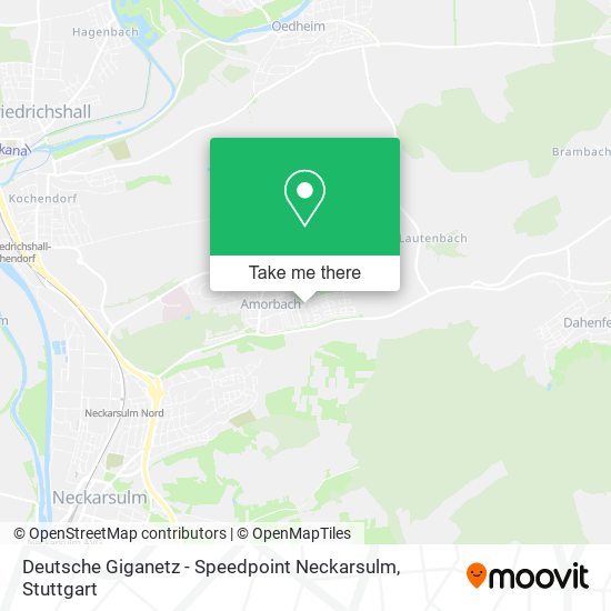 Deutsche Giganetz - Speedpoint Neckarsulm map