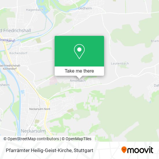 Pfarrämter Heilig-Geist-Kirche map