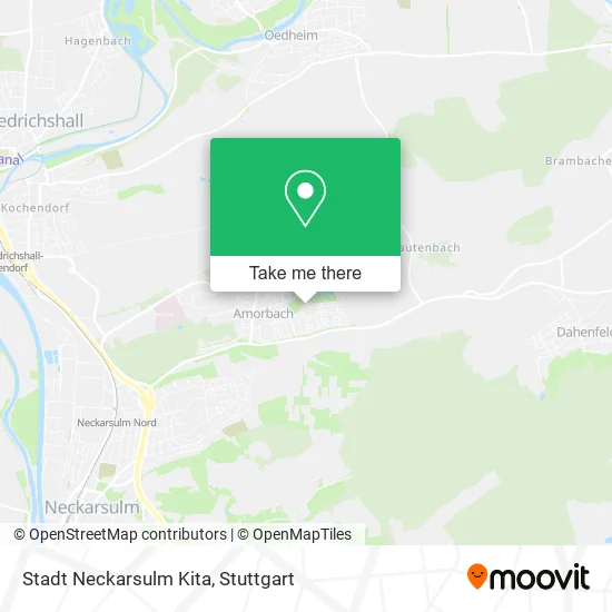 Карта Stadt Neckarsulm Kita