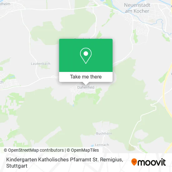 Карта Kindergarten Katholisches Pfarramt St. Remigius
