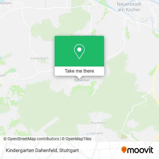 Карта Kindergarten Dahenfeld