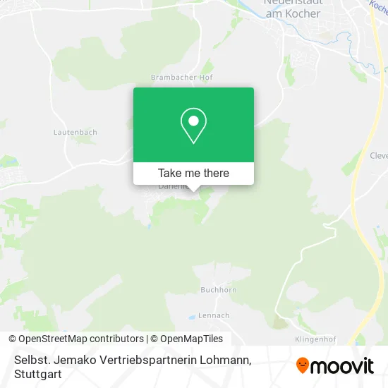 Карта Selbst. Jemako Vertriebspartnerin Lohmann