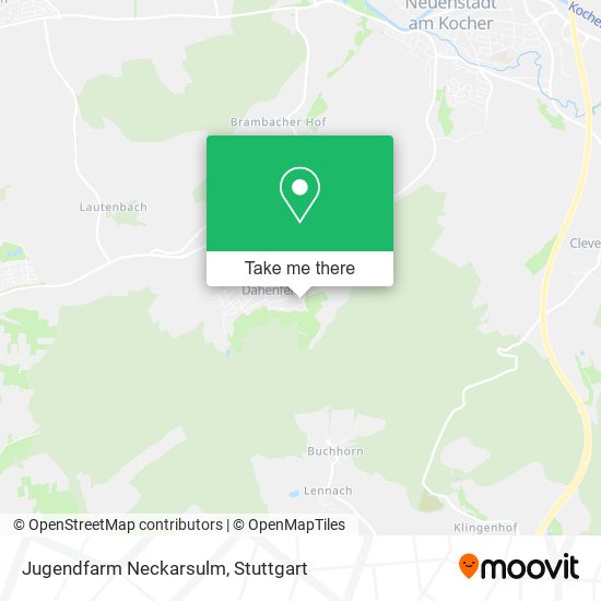 Jugendfarm Neckarsulm map