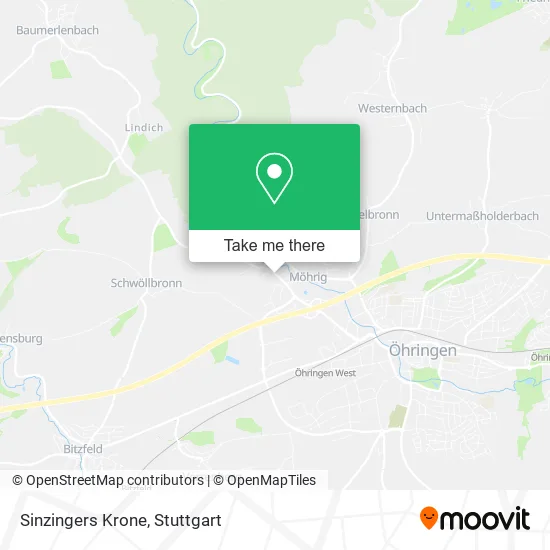 Карта Sinzingers Krone