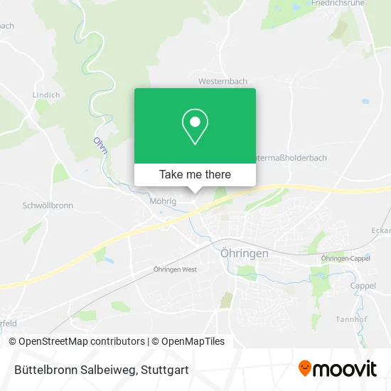 Карта Büttelbronn Salbeiweg