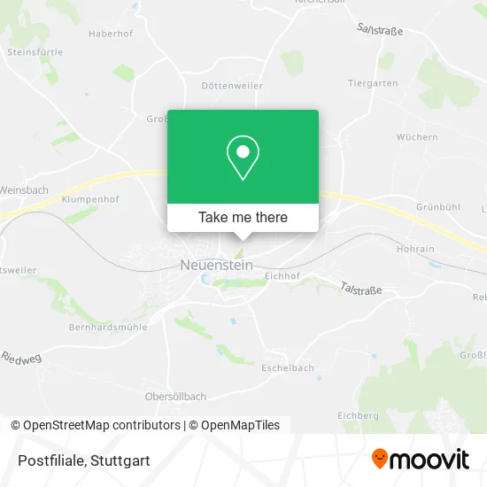 Карта Postfiliale