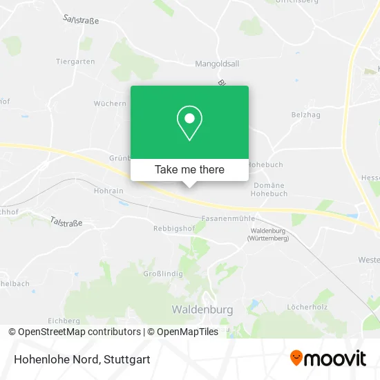 Карта Hohenlohe Nord
